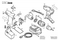 Bosch 0 601 949 567 Gsr 12 V Cordless Screw Driver 12 V / Eu Spare Parts